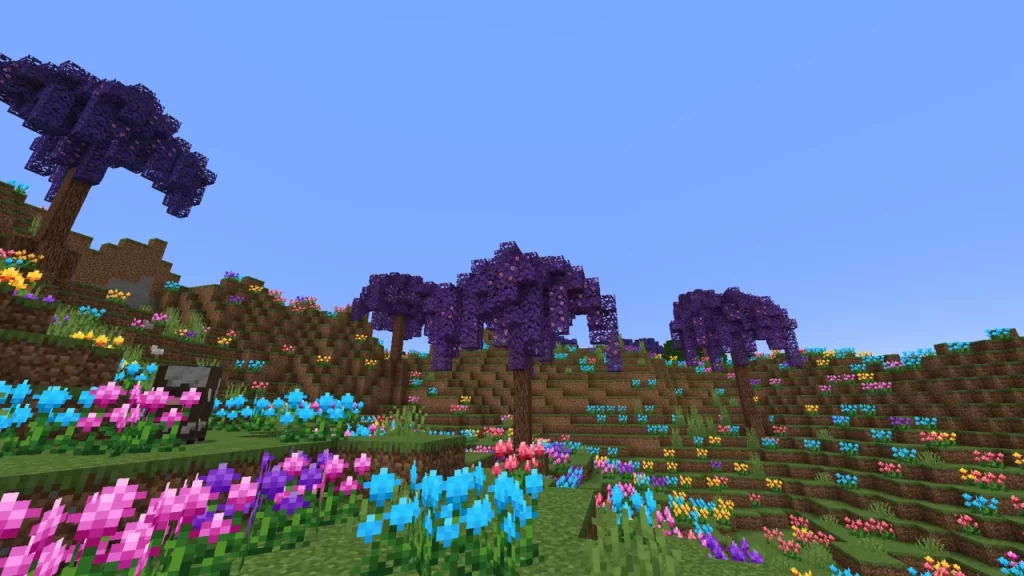 Amaranth Fields in Minecraft