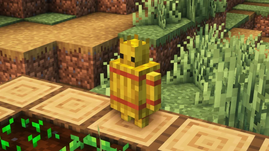 Straw golem mod in Minecraft