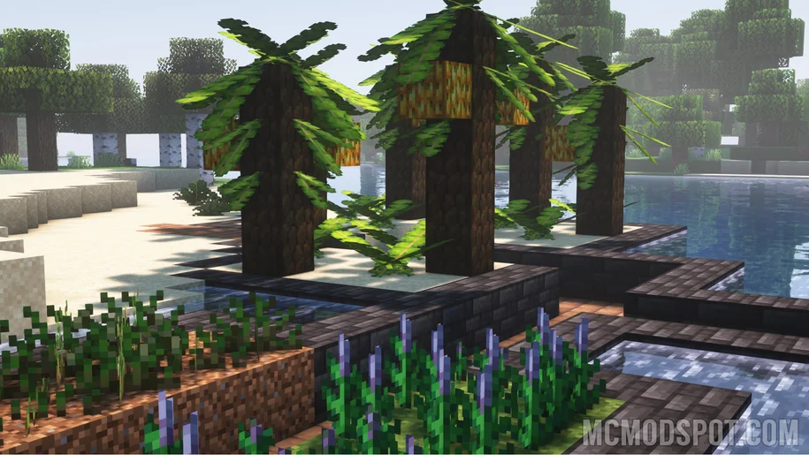 Herbs, crops and banana trees from the Neapolitan mod
