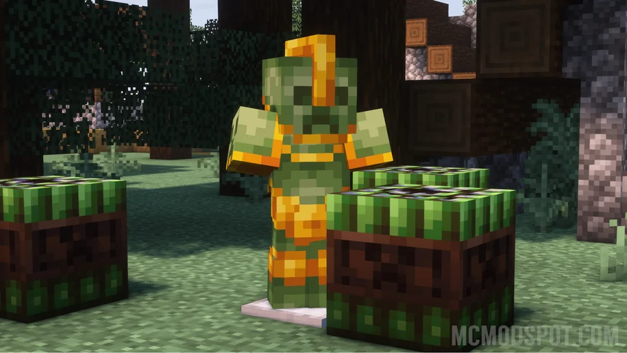 Griefer Armor in Minecraft provided by the Savage and Ravage Mod
